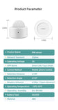 Zigbee 2 in 1 Mini PIR Motion Human Body Sensor Detector Security Alarm Brightness Luminance Detection Lux Meter Tuya Smart Life