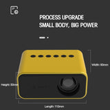 Projector MINI Home Theater Cinema 3D LED Beamer Wired Wireless Sync Smart Phone Support Full HD 1080P Video