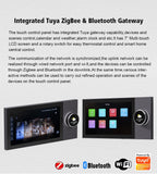 Smart Home Control Panel Controls Tuya Smart Curtains Light Air-Conditioners Wifi Touch Screen Home Automation Residential Panel