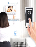 Anjielosmart Videophone Home Video Intercom Apartment Doorbell Camera Electronic Doorman Residential Interphone Private House