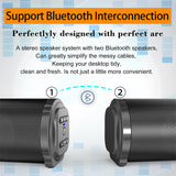 TV Car Sound Bar Wired and Wireless Bluetooth-compatible Home Surround SoundBar for PC Theater TV Computer Speaker