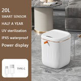 Hot Selling Kitchen Storage Box Trash Can Induction Small Car Box Automatic Smart Dustbin Smart Trash Bin