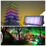 Flood Light Lamp AC220V Outdoor Lighting Floodlight Waterproof Reflector Led Rgb Spotlight with Remote