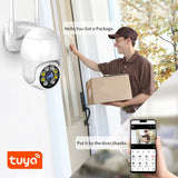 YAOSHENG Outdoor Tuya WiFi 5MP 3MP 2MP PTZ IP Camera AI Human Detection Audio 1080P Wireless Security Wifi Camera