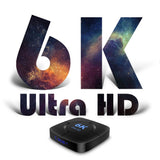 Smart Android TV Box Android 12 4GB 32GB 64GB 2.4G/5GHz Wifi Bluetooth Android TV Box 6K HDR Media Player 3D Video Set Top Box
