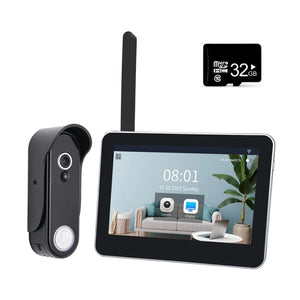 Wifi Video Intercom Tuya 1080P Wireless Doorbell Intercom Electronic Doorman Camera 7 Inch Touch Screen Monitor Video Door Phone