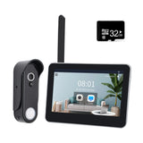 Wifi Video Intercom Tuya 1080P Wireless Doorbell Intercom Electronic Doorman Camera 7 Inch Touch Screen Monitor Video Door Phone