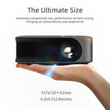 MINI Projector Portable A30 Upgrade 3D LED Home Theater Cinema Gamer Beamer 1080P 4K Video Via HD Port Laser Smart TV