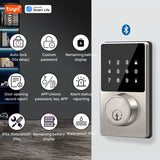 Smart Home Bluetooth Lock Keyless Entry Door Lock With Touchscreen Keypad APP Control Waterproof IP54 Low Battery Alert