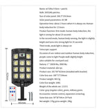 Motion Sensor Outdoor Solar Lamp Waterproof Wall LED Lamp with 3 Lighting Mode Solar Powered Lights for Garden Patio