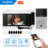 JeaTone Video Intercom  for Home 960P Wired Video Doorbell   Smart WIFI Video Intercom Support Remote Unlock Door Release Tuya