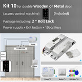 WiFi Door Access Control Keypad IP68 Waterproof RFID Keyboard Controller Reader Touch Door Opener APP Remote Unlock WG26/34