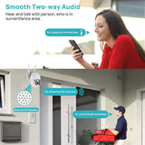 3MP WiFi Home Security Kit 10.1&quot;Monitor NVR Kit Wireless PTZ Security Camera System 2Way Audio CCTV Surveillance Cameras Set HDD