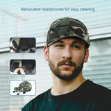 Wireless Bluetooth 5.0 Speaker Hat/Cap with (Inbuilt Microphone) Wireless Smart Speaker Hat/Cap for Outdoor/Indoor Spo