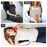 Vibrating Heating Back Waist Massager for Car Chair Office Lumbar Neck Pain Relief Vibration Cushion Shoulder Back Massage Mat