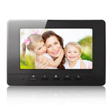 Network cable connection 7&quot; Video Intercom Door Phone System 6/4/3/2 Monitors + RFID Access Outdoor Camera for 6~2 Family House