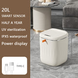 Hot Selling Kitchen Storage Box Trash Can Induction Small Car Box Automatic Smart Dustbin Smart Trash Bin