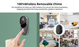 Smart Home Security doorbell camera WiFi Video Intercom Door bell Camera Outdoor Wireless WiFi Doorbell 2-Way Audio Night Vision