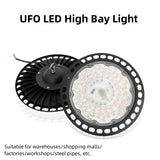 Hot 200W UFO LED Ceiling Light AC100-277V Waterproof Commercial Industrial Market Warehouse High Bay Lamp Workshop Garage Lights