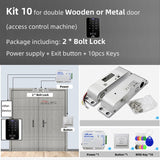 RFID Access Control System Safe Electronic Gate Opener Home Garage Digital Set Eletric Magnetic Smart Door Lock Kit Automatic