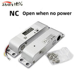 Electronic Mortise Locks Smart Electric Drop Bolt Lock DC12V with Adjustable Time Delay Fail Safe Mode for Access Control