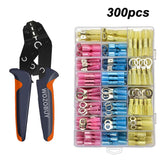 WOZOBUY Crimping Pliers Set Wire Crimper Crimping Tools Ratcheting SN-02C Insulation Terminals Electrical Clamp Min Tools