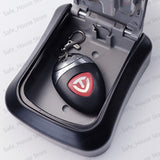 Wall Mount Key Lock Box 4 Digit Password Code Security Lock No Key for Home Office Key Safe Secret Storage Box Organizer