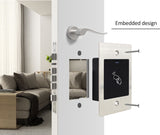 Metal Mini IP66 Waterproof RFID Reader Keyless Door Opener Access Control Scanner Embedded Fingerprint Reader