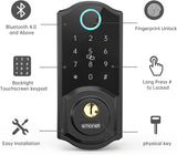 Electronic Smart Lock With Biometric Fingerprint /APP Remotely /IC Card /Password Keypad Unlock Door Latch Deadbolt Locks