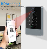 TTLOCK QR Code Access Control Reader 13.56Mhz Rfid IP67 Waterproof Keypad QRcode Scanner K3Q +G2 Hub Work with Alexa Google Home