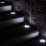 20LED Solar Power Disk Light Outdoor Garden Solar Underground Light Deck Light Spotlight Buried Solar Led Lamp Garden Decoration