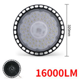 200W High Bay Light UFO 10000LM 13000LM 220V 16000LM IP65 Waterproof Warehouse Garage Light Super Bright Commercial  Lighting