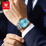 Top Brand Exclusive Design Men&#39;s Quartz Watch Stainless Steel Waterproof Luminous Date Calendar Watch for Man 2023 Trend