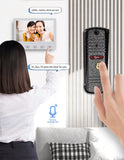 Anjielo 7Inch HD Video Intercom Camera Doorbell with Motion Detection Night Vision Security 1200tvl With DND Mode For Home