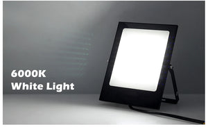 LED Flood Light AC220V 50W 100W 150W 200W Black Shell IP66 Waterproof LED Spotlight Garden Street Gate Wall Floodlights