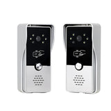 Homefong White  Video Door Phone Intercom System RFID Unlock 7 Inch Indoor Screen With Outdoor Doorbell Camera Waterproof Home