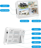 4K Onvif PoE NVR With 11.6&quot;inch Display 4CH 8CH Video Recorder for Home Security CCTV System H.265 Face/Vehicle Detect NVR XMEye