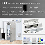 WiFi Door Access Control Keypad IP68 Waterproof RFID Keyboard Controller Reader Touch Door Opener APP Remote Unlock WG26/34