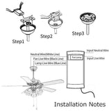 110V 220V Ceiling Fan Light Lamp Timing Wireless Remote Control Receiver 30 Meter Distance Remote Switch Speed Control Parts #