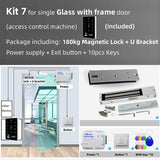 WiFi Door Access Control Keypad IP68 Waterproof RFID Keyboard Controller Reader Touch Door Opener APP Remote Unlock WG26/34