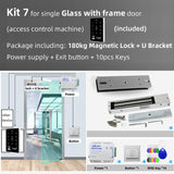 WiFi Door Access Control Keypad IP68 Waterproof RFID Keyboard Controller Reader Touch Door Opener APP Remote Unlock WG26/34
