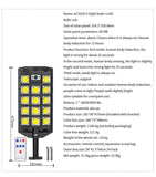 15000LM Solar Street Light Motion Sensor LED Solar Flood Lights Dusk to Dawn Outdoor IP66 Waterproof LED Security Lamp For Yard