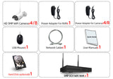 5MP Wireless Camera System 8CH Wifi NVR Kit Outdoor Waterproof IP Security Camera Set 4CH CCTV Video Surveillance Kit