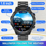 2023 4G RAM 1.60&quot; New Smart Watch Men Display Voice Calling Sport Watches Local Music Playback IP67 Waterproof Clock For Xiaomi