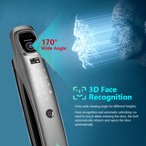 Wifi Tuya APP Face Recognition Smart Door Lock With Camera Video Call Voice Intercom Digital Door Lock Automatic Door Lock