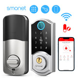 Electronic Smart Lock With Biometric Fingerprint /APP Remotely /IC Card /Password Keypad Unlock Door Latch Deadbolt Locks
