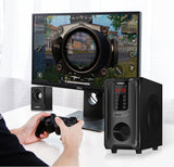 5.1 Channel Bluetooth Speaker Wooden Multimedia Home Theater Super Subwoofer Wooden Home Audio Computer Speakers Set Sound Box