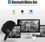 Hat with Bluetooth Speaker Adjustable Wireless Smart Speakerphone Cap for Outdoor Sport Baseball Cap with Mic Audio Music Player