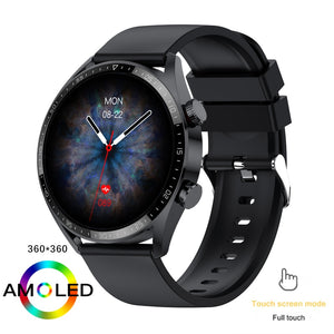 2022 NFC Smart Watch Men AMOLED 360*360 HD Screen Always Display The Time Bluetooth Call Waterproof Smartwatch Women For Xiaomi