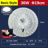 Led Panel Light 220V Round Ring Circle Led Light Board Panel 12W 18W 24W 36W 72W For Ceiling Light Replacement Led Module Lamps